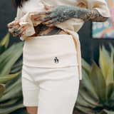 Pretty Reckless Foldover Short - Bone