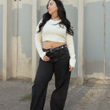 Bad Habit Straight Leg Jean - Black