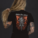 Natural Born Sinner Baby Tee