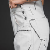 Born Bad Overalls - Bone