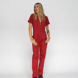 Hell Crew Coverall - Red Rose