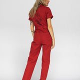 Hell Crew Coverall - Red Rose