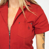 Hell Crew Coverall - Red Rose