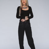 Bad Habit Straight Leg Jean - Black