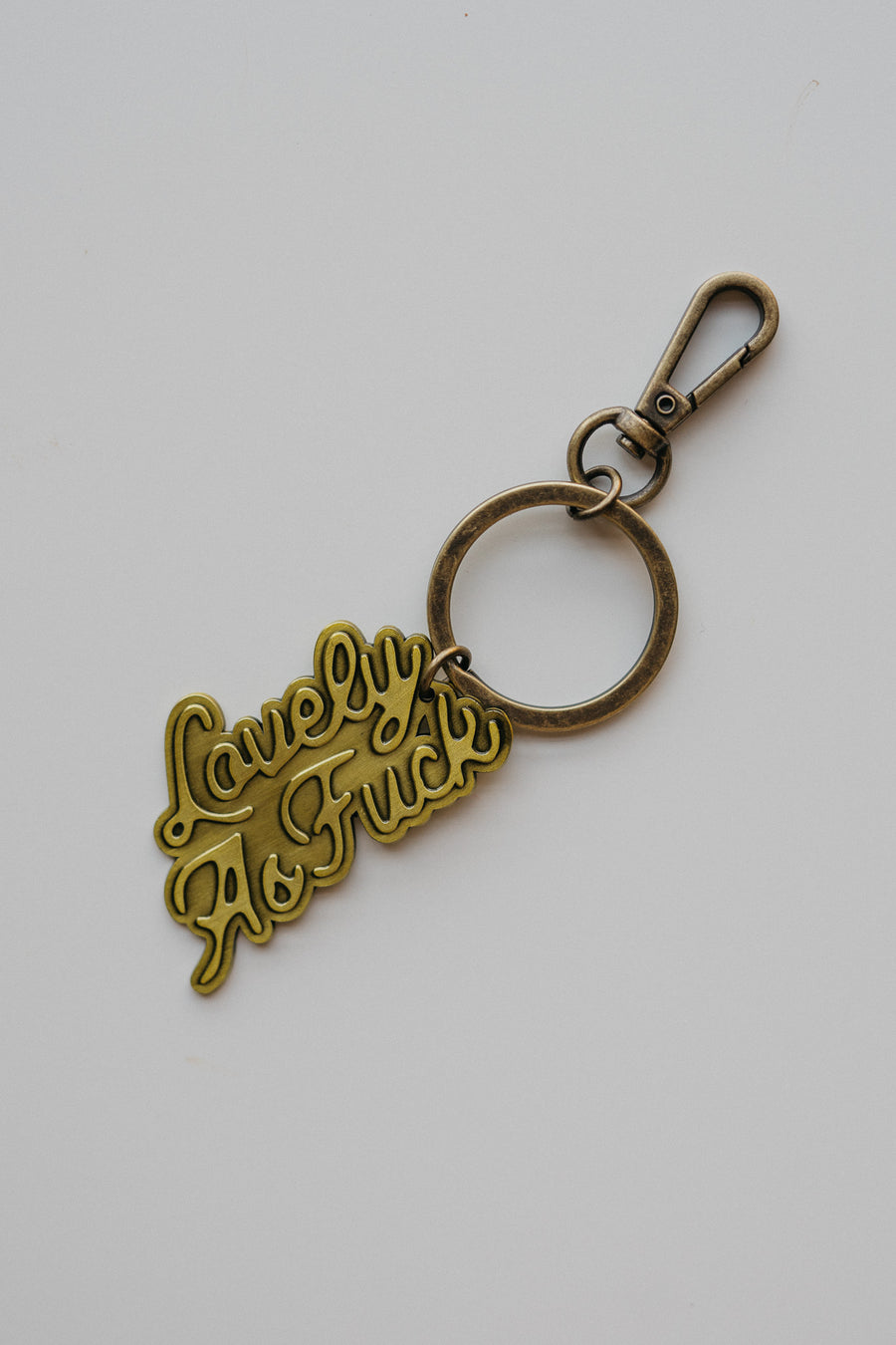 Lovely Brass Keychain