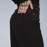 Bad Habit Straight Leg Jean - Black