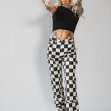 Gravedigger Carpenter Pant - Checkered