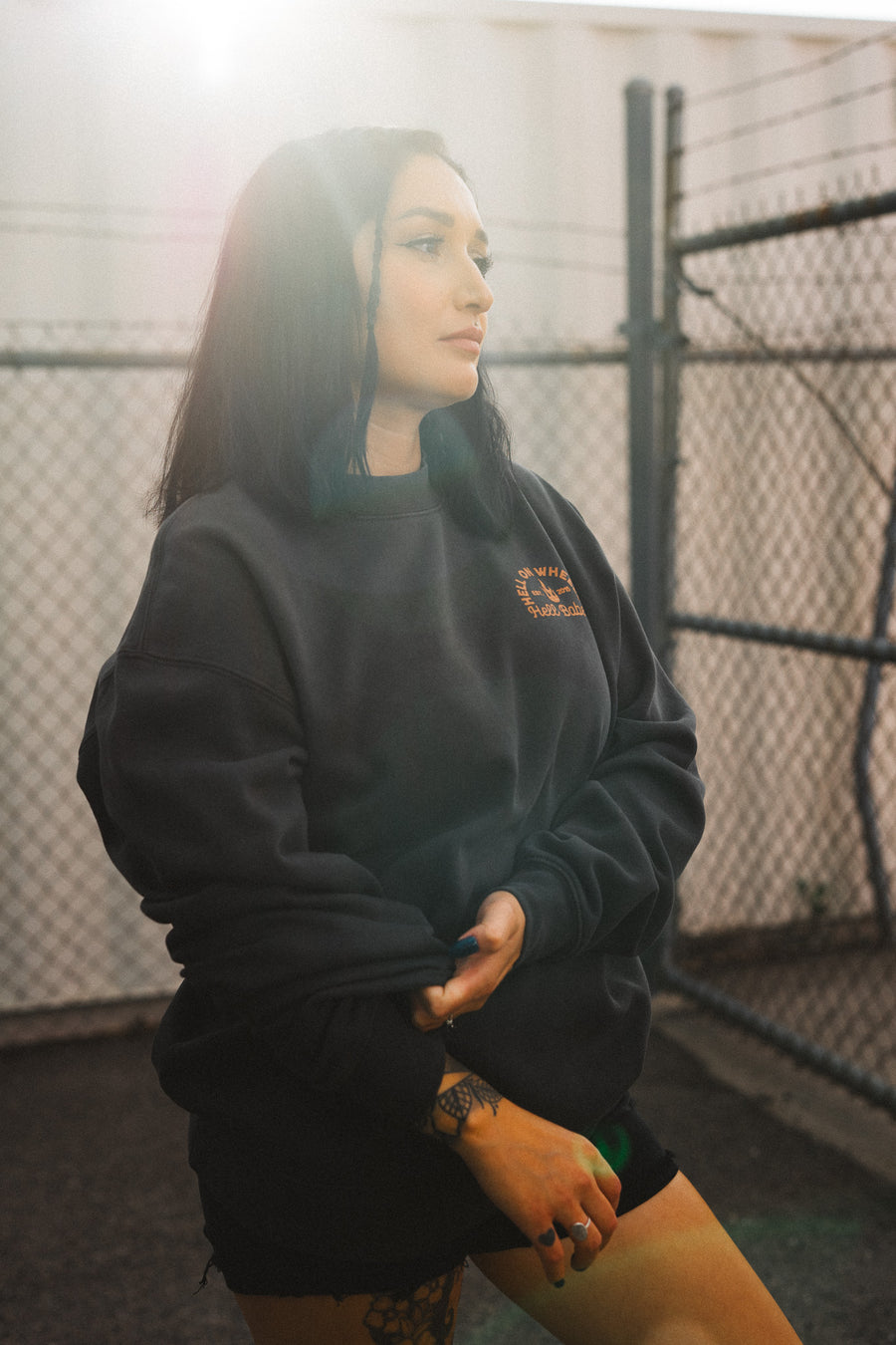 Hell on Wheels Crewneck