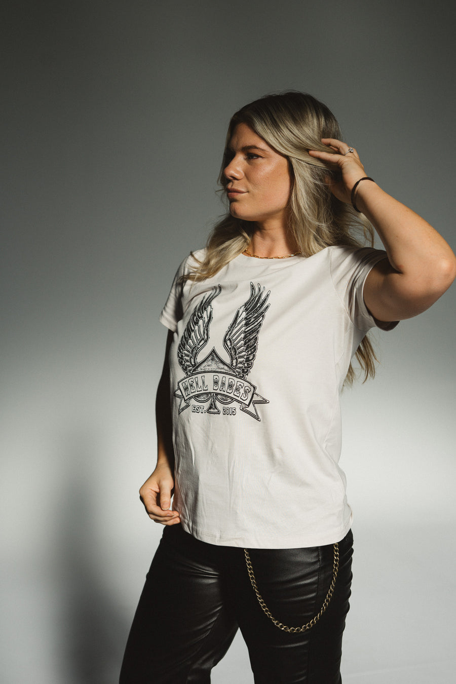 Spades Tee - Bone