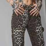 Gravedigger Carpenter Pant - Leopard