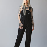 Born Bad Washed Overalls - Black