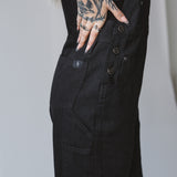 Born Bad Washed Overalls - Black