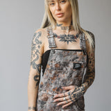 Born Bad Washed Overalls - Camo