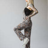 Born Bad Washed Overalls - Camo