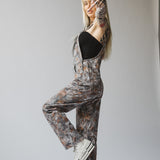 Born Bad Washed Overalls - Camo
