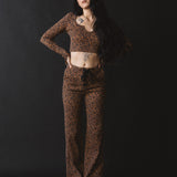 Hell Bent Lounge Pant - Leopard