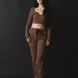 Hell Bent Lounge Pant - Leopard