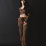 Hell Bent Lounge Pant - Leopard