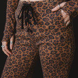 Hell Bent Lounge Pant - Leopard