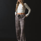 Bad Behavior Sweatpant - Snakeskin