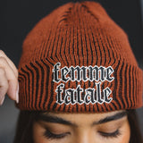 Femme Fatale Beanie - Stripe