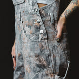 Camo Washed Overalls