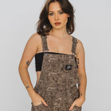 Born Bad Washed Overalls - Snakeskin