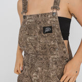 Born Bad Washed Overalls - Snakeskin