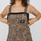 Born Bad Washed Overalls - Snakeskin