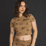 Troublemaker Baby Tee - Outlaw