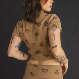 Troublemaker Baby Tee - Outlaw