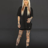 No Mercy Oversized Tee - Black