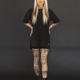 No Mercy Oversized Tee - Black