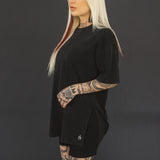 No Mercy Oversized Tee - Black