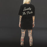 No Mercy Oversized Tee - Black