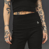 Pretty Reckless Foldover Short - Black