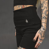 Pretty Reckless Foldover Short - Black