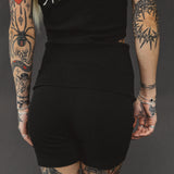 Pretty Reckless Foldover Short - Black