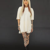 Pretty Reckless Foldover Short - Bone