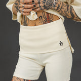 Pretty Reckless Foldover Short - Bone