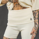 Pretty Reckless Foldover Short - Bone