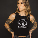Burning Ribbed Tank