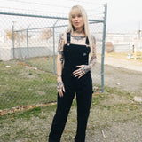 Born Bad Washed Overalls - Black