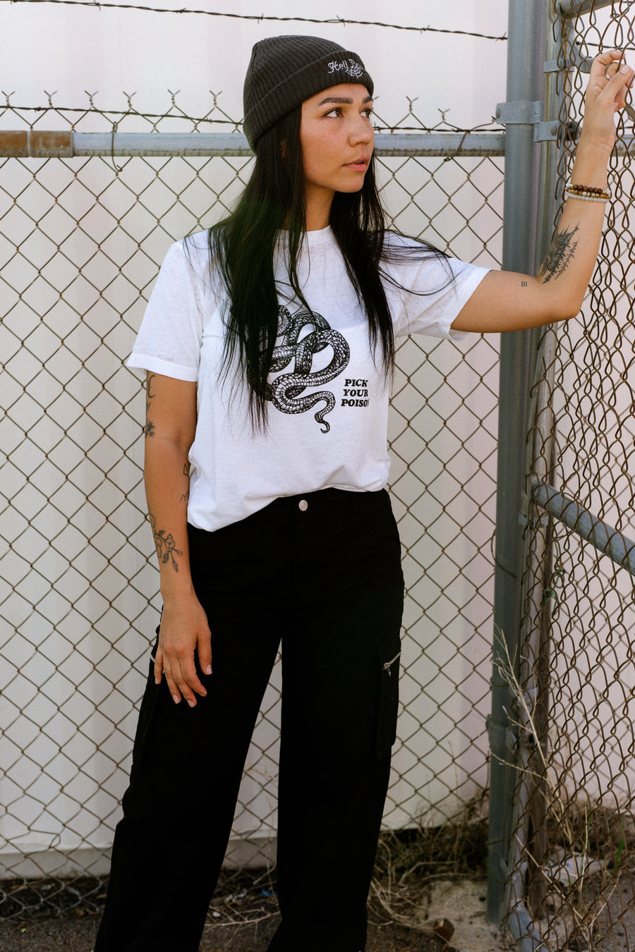 Pick Your Poison Vintage Tee - White