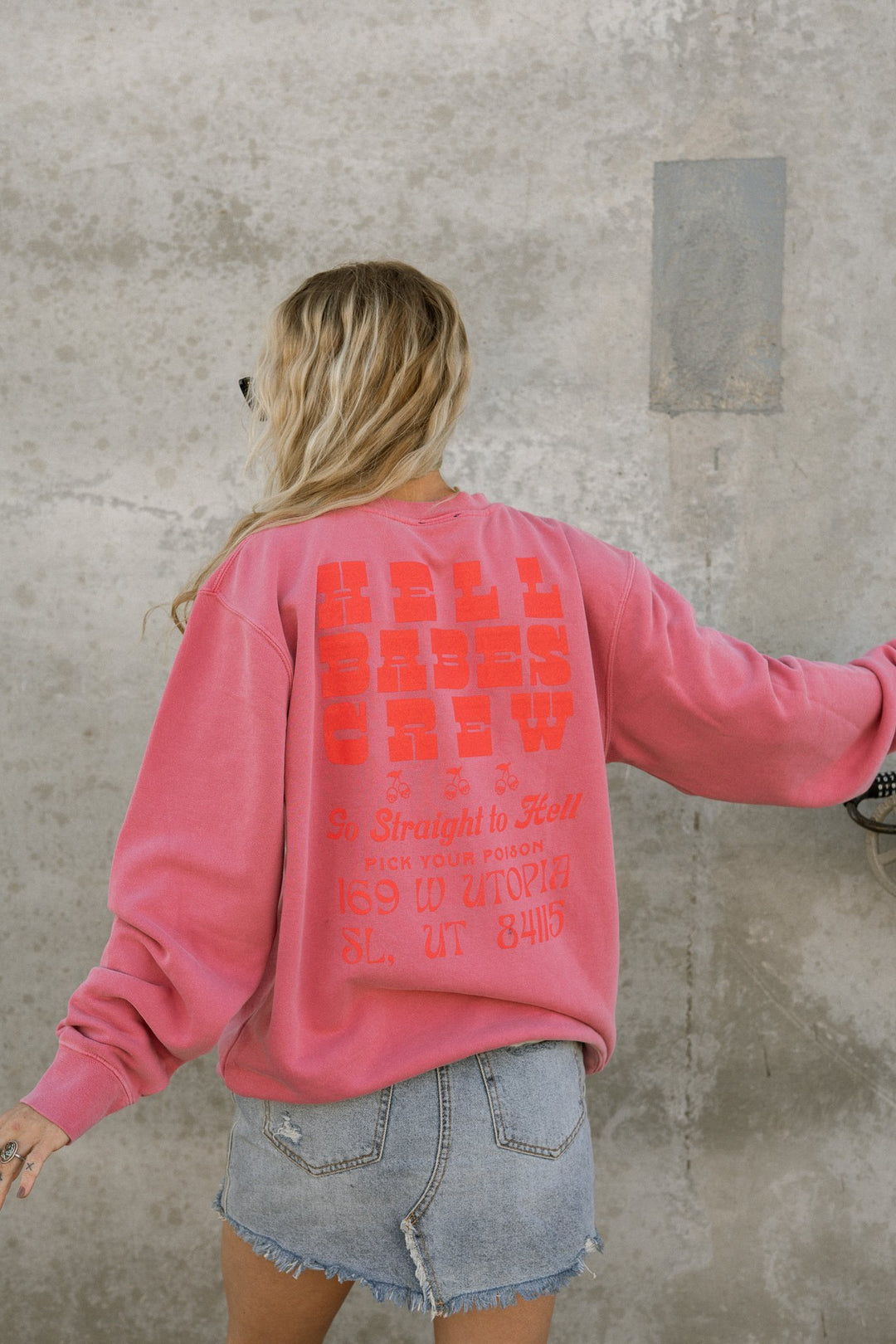 Straight to Hell Crewneck | Hell Babes