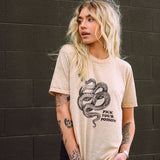 Pick Your Poison Vintage Tee - Champagne