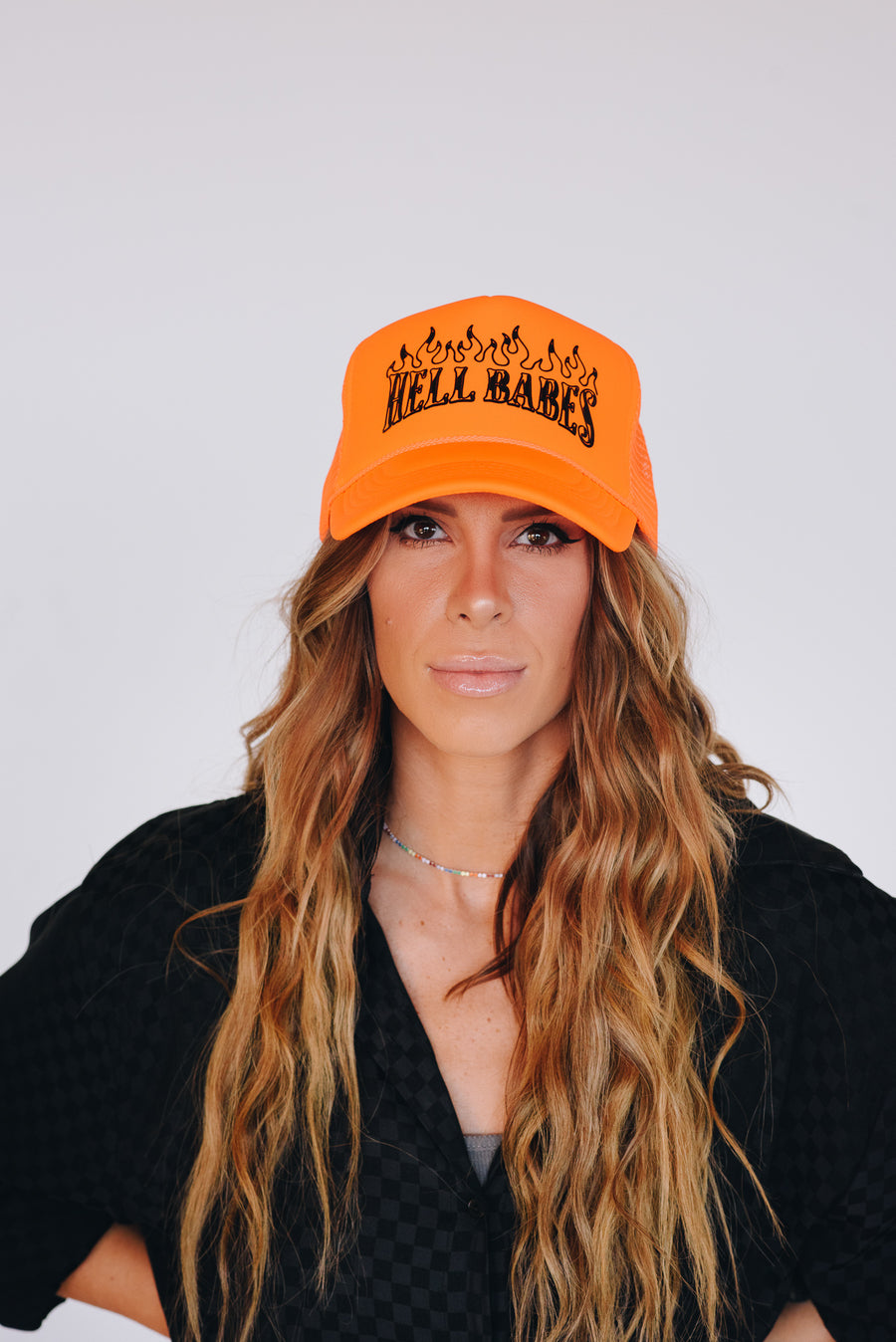 Fire It Up Trucker Hat - Safety Orange
